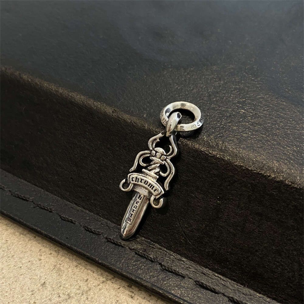 Ring Sword Single Pendant-925 Silver