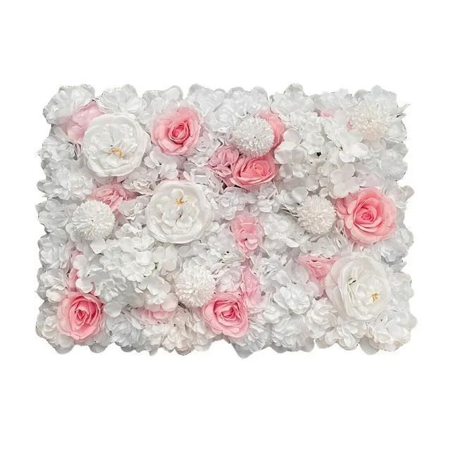 Pure witte roze-60x40cm