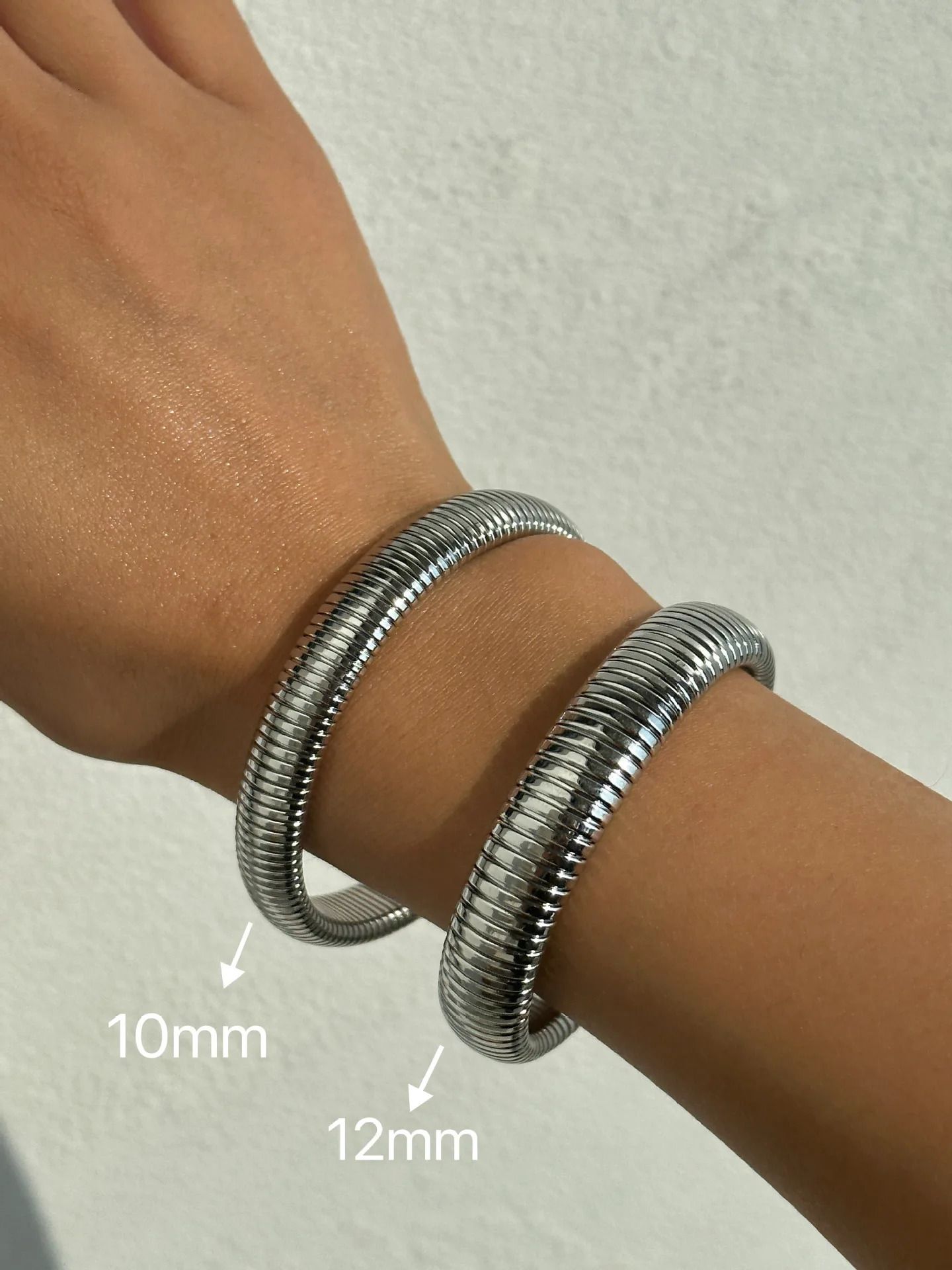 Silver Width 10mm-Length 18cm