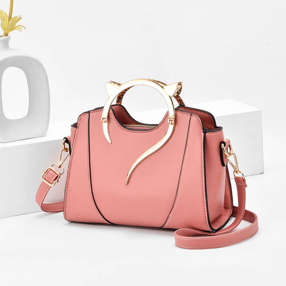 pink handbag