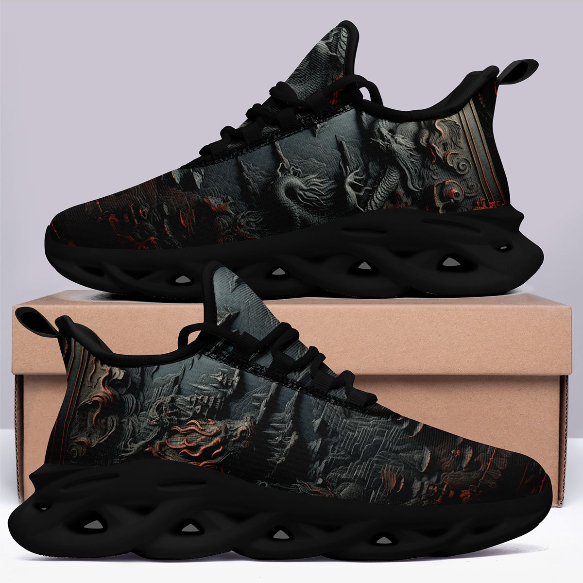 Dragon totem-Black sole