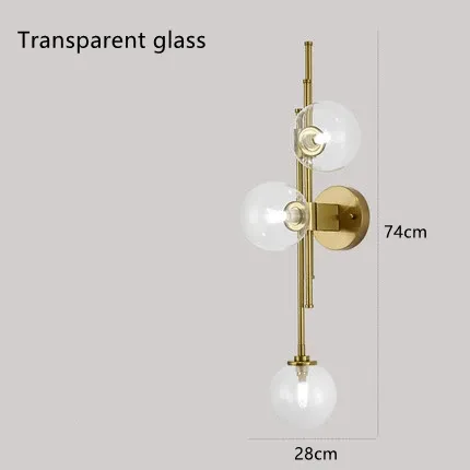 Varm glödlampa transparent glas