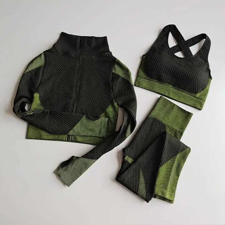 3pcs olive green