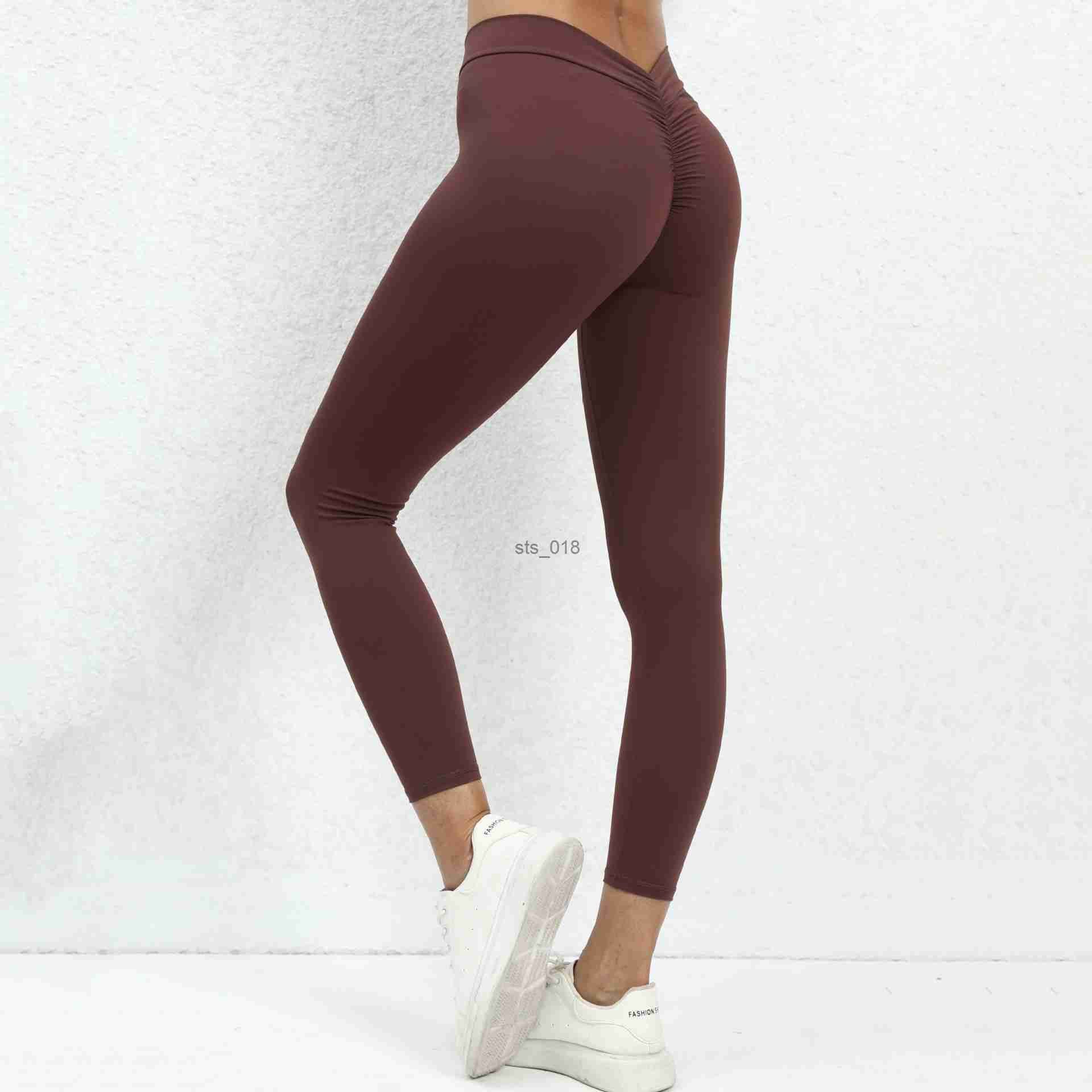 legging marrom escuro