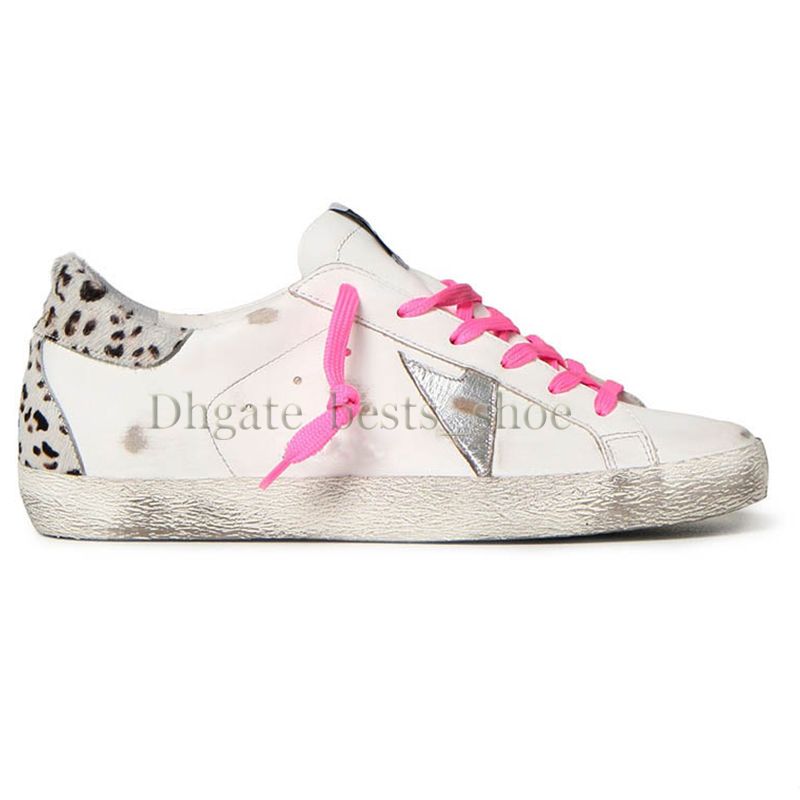 D24 White Silver Pink Leopard Print