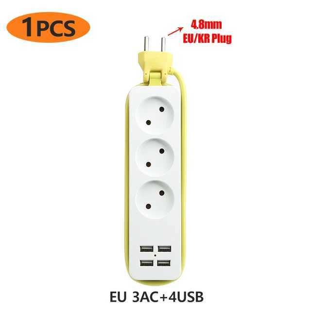 Spina UE da 4,8 3ac 4usb 1 pz g-4,8 mm