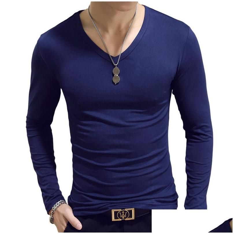 Blue-V-Neck