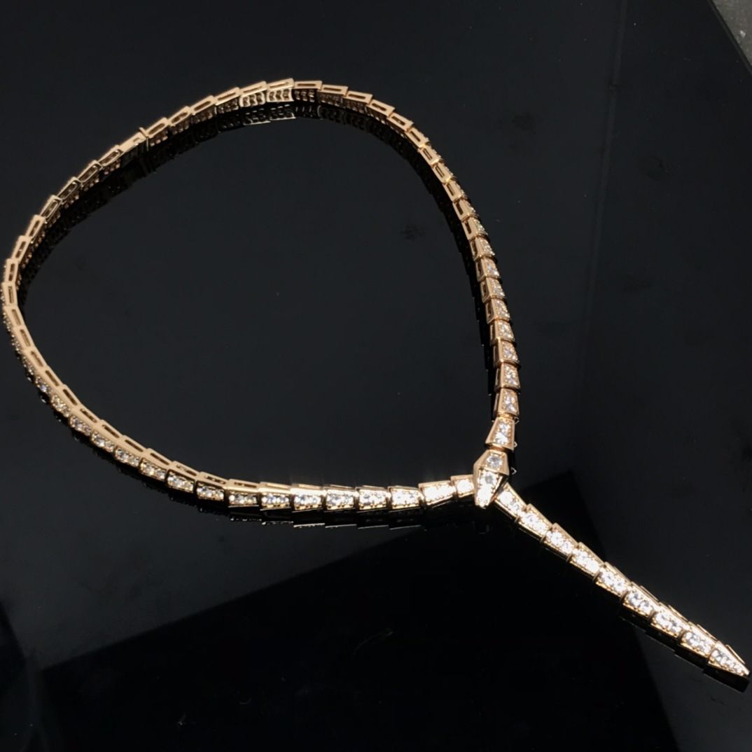 Rose gold long full diamond