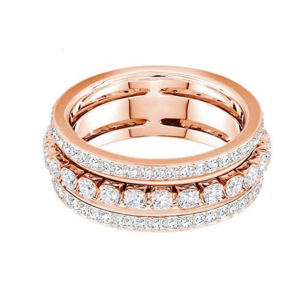 3 Ring Rose Gold Size 7