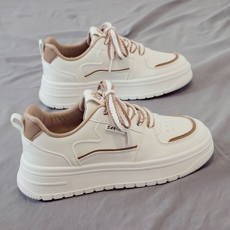 White And Brownleather Uppers