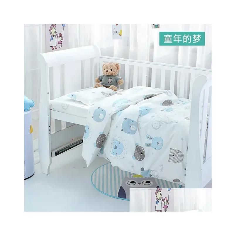 14-3PCS COT BEDDINGS-20X70