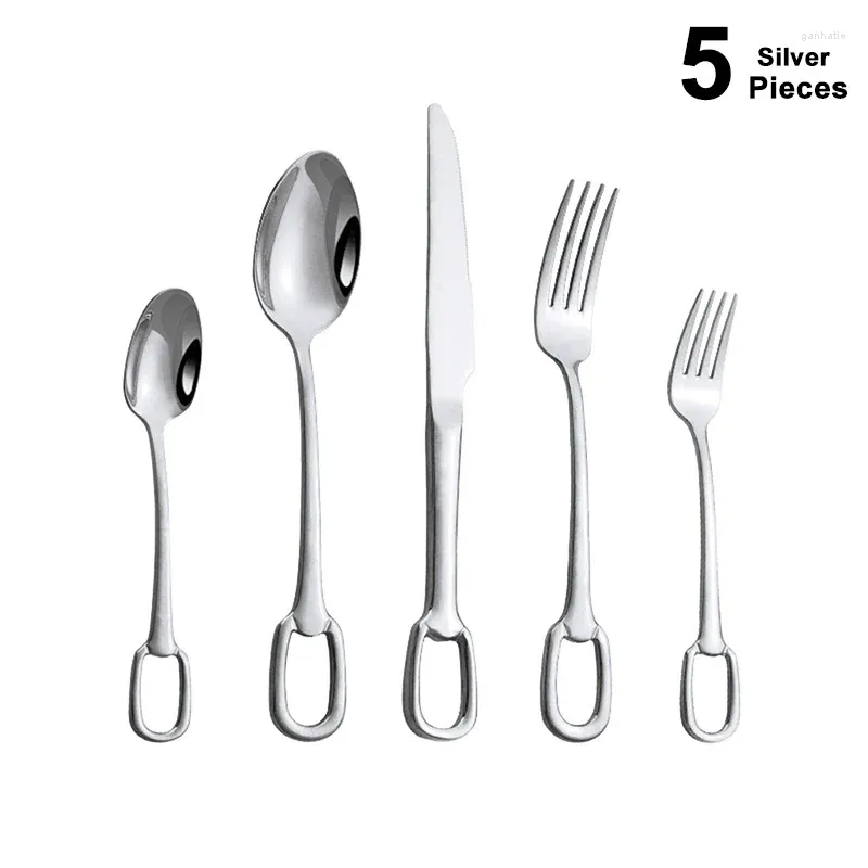 Ensemble argent 5pcs