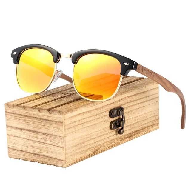 Orange Wood Box