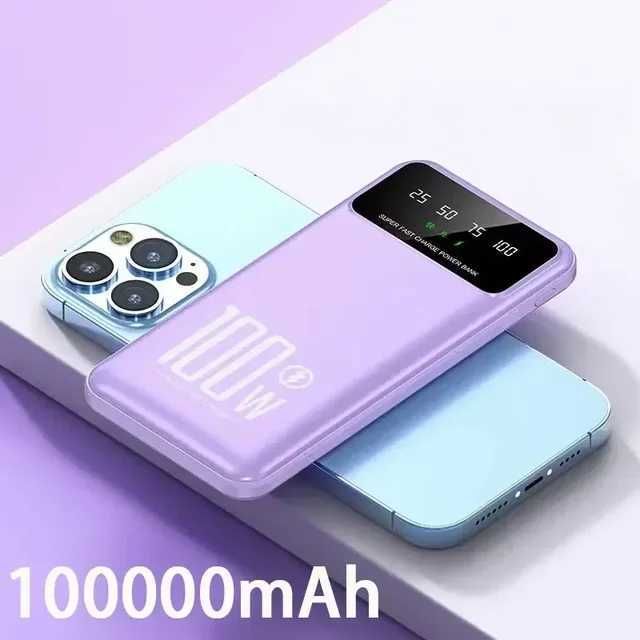 Purple 100000 mAh