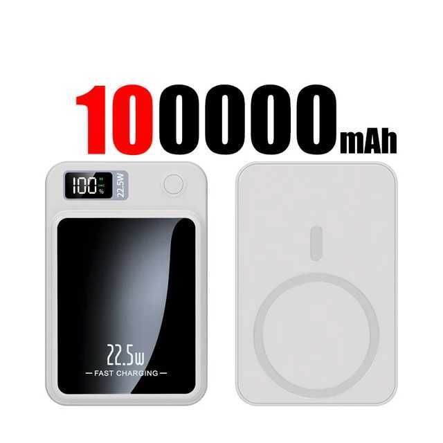 White 100000mah