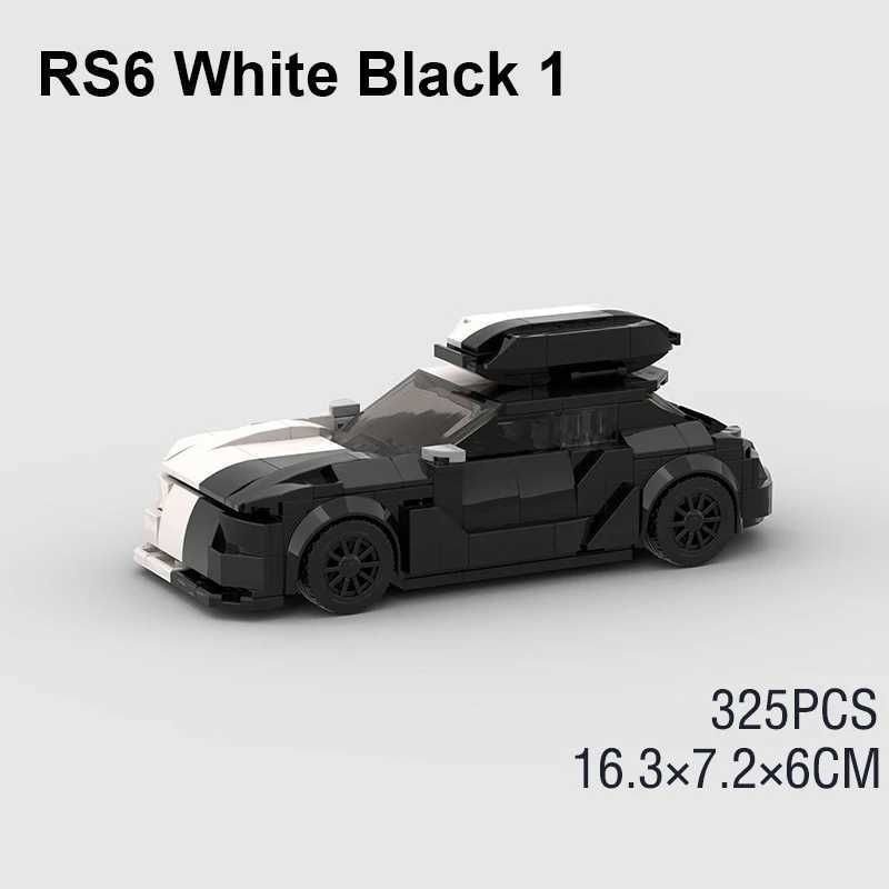 Rs6 Blanc Noir 1-Pas de boîte d'origine