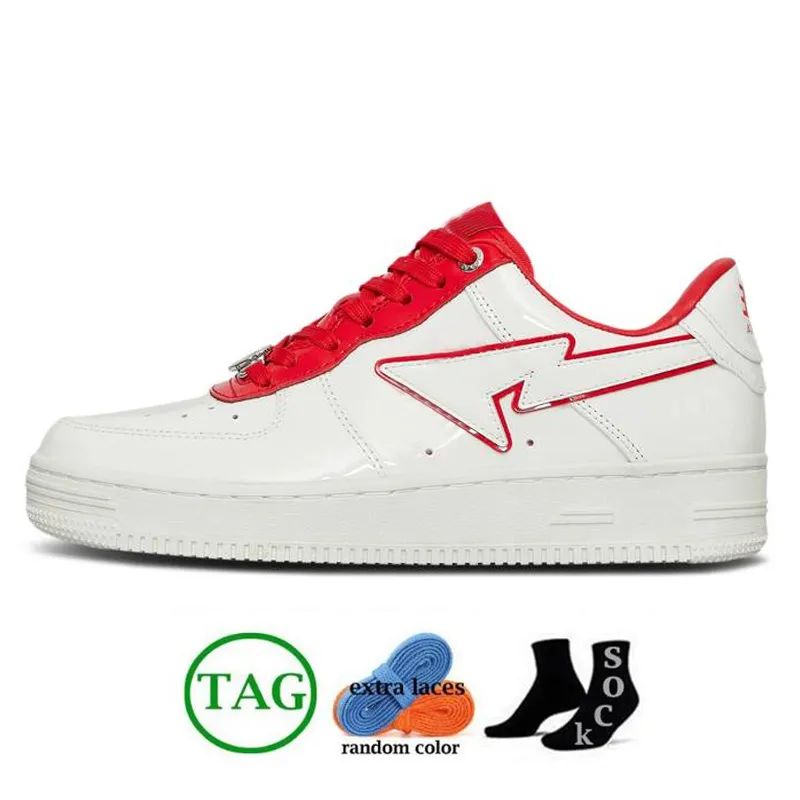 b13 patent leather white red 36-45
