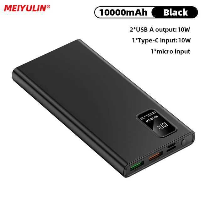 10000mAh svart 10W