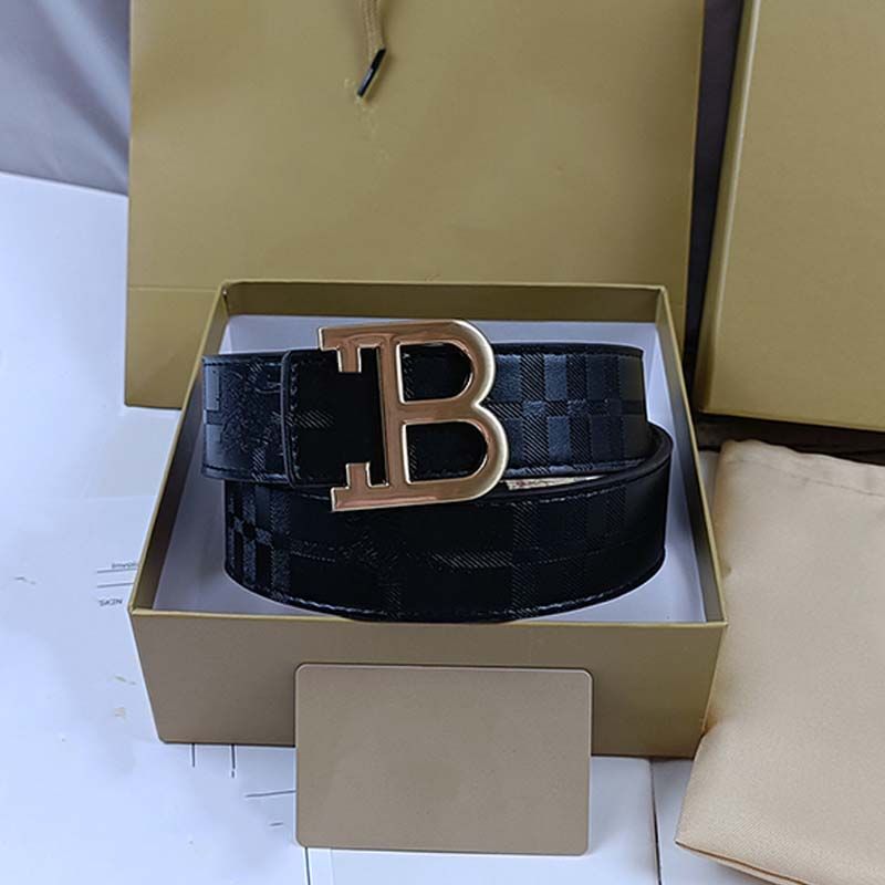 3black+shiny gold buckle