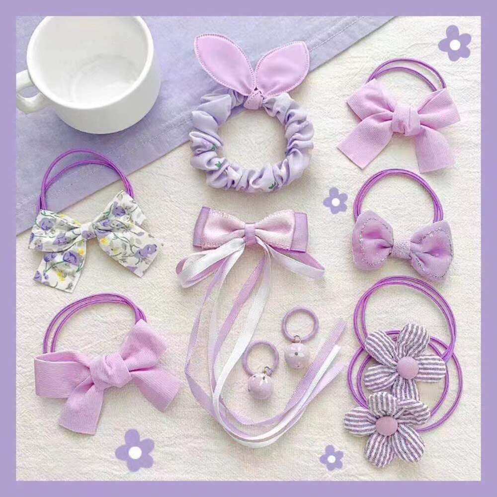 4-4 Light Purple Bow Tie 10 Piece Set