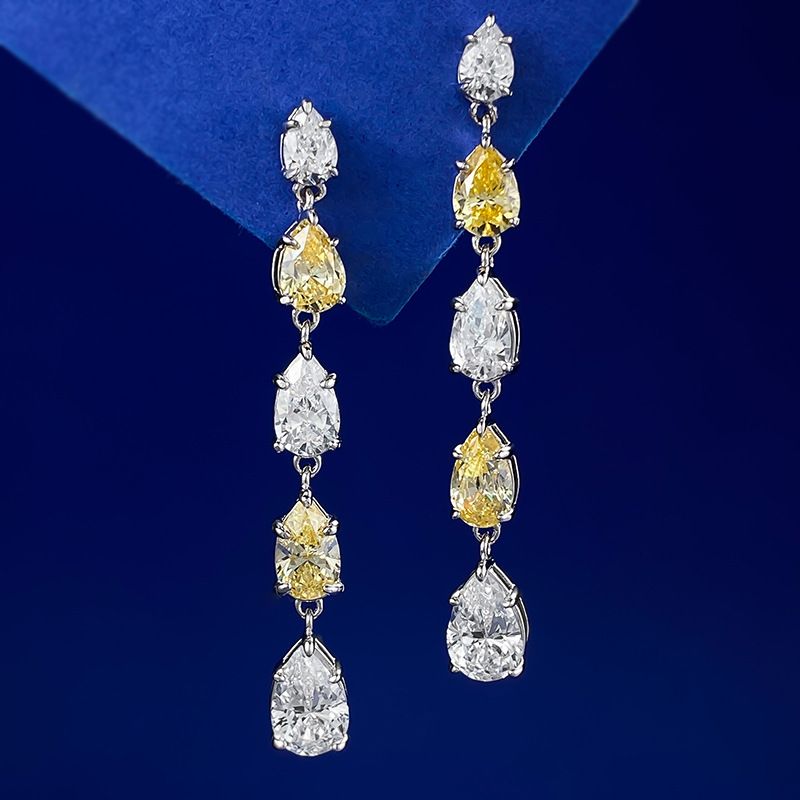 Moissanite amarillo