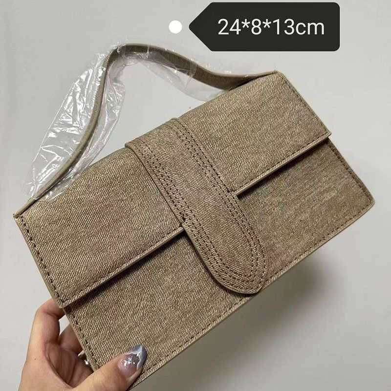 Khaki Linen 24 cm