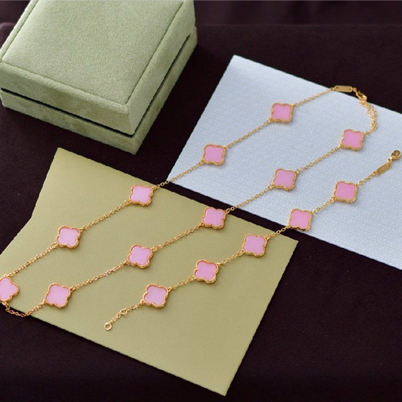 Bracelet necklace-Pink