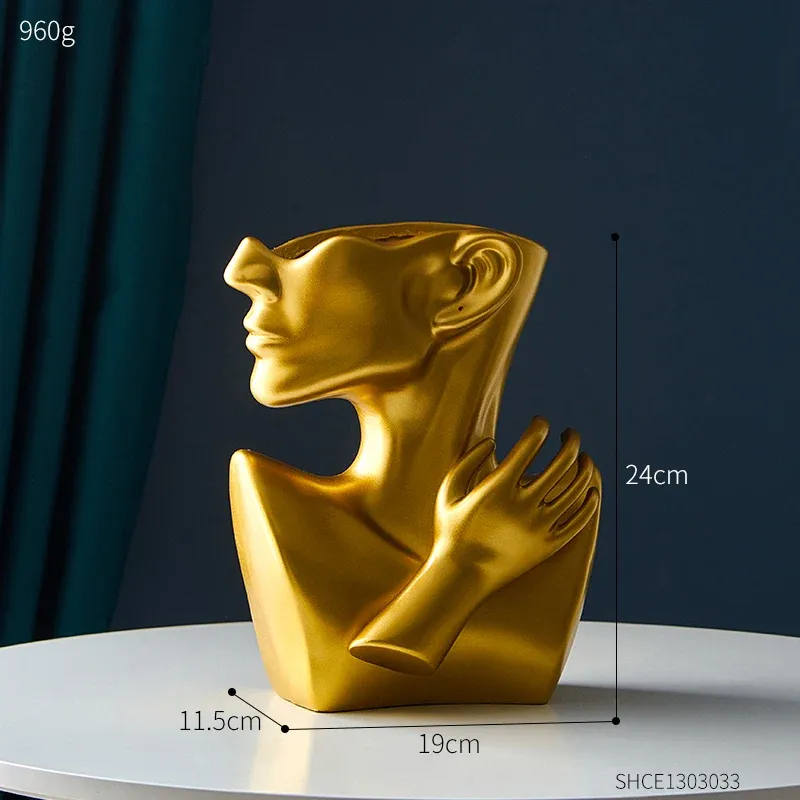 Golden Vase High24cm.