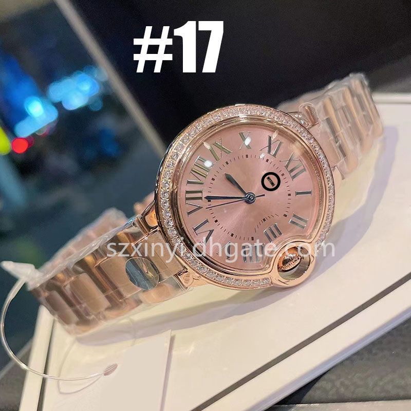 17. [With Diamonds] Rosegold strap-Pink