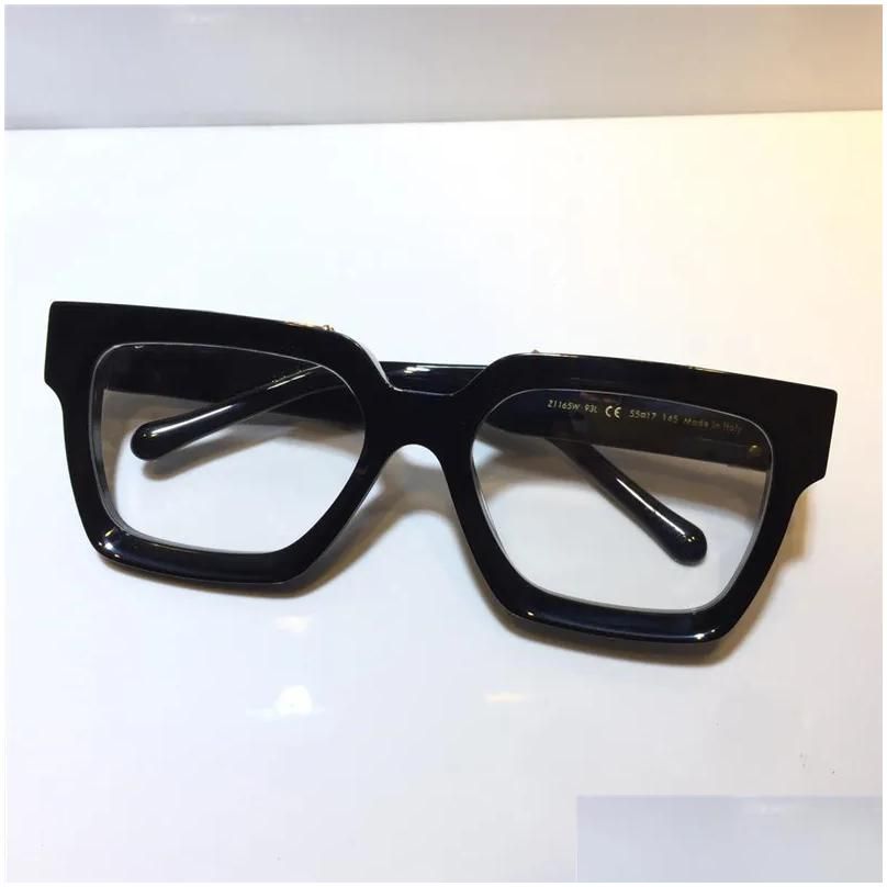 Black Gold Frame Clear Lens