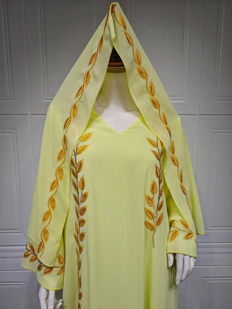 S amarelo com hijab