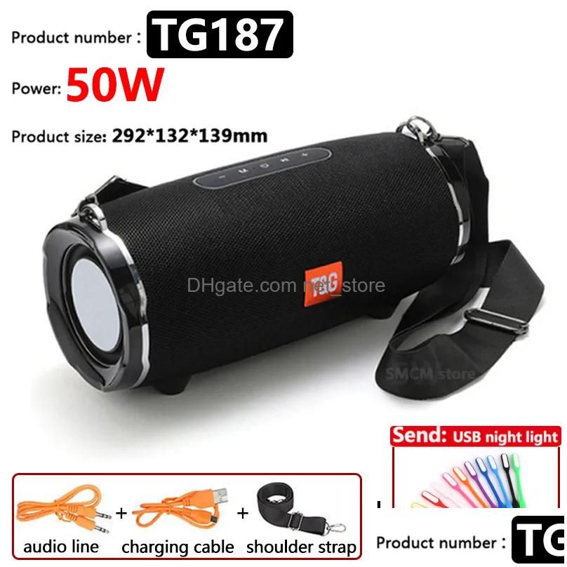 50W TG187 svart