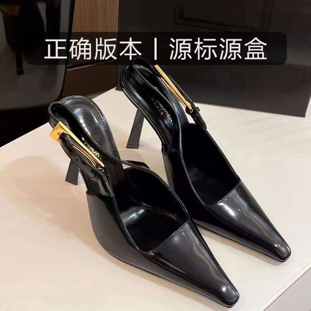 black matte black heel 7cm