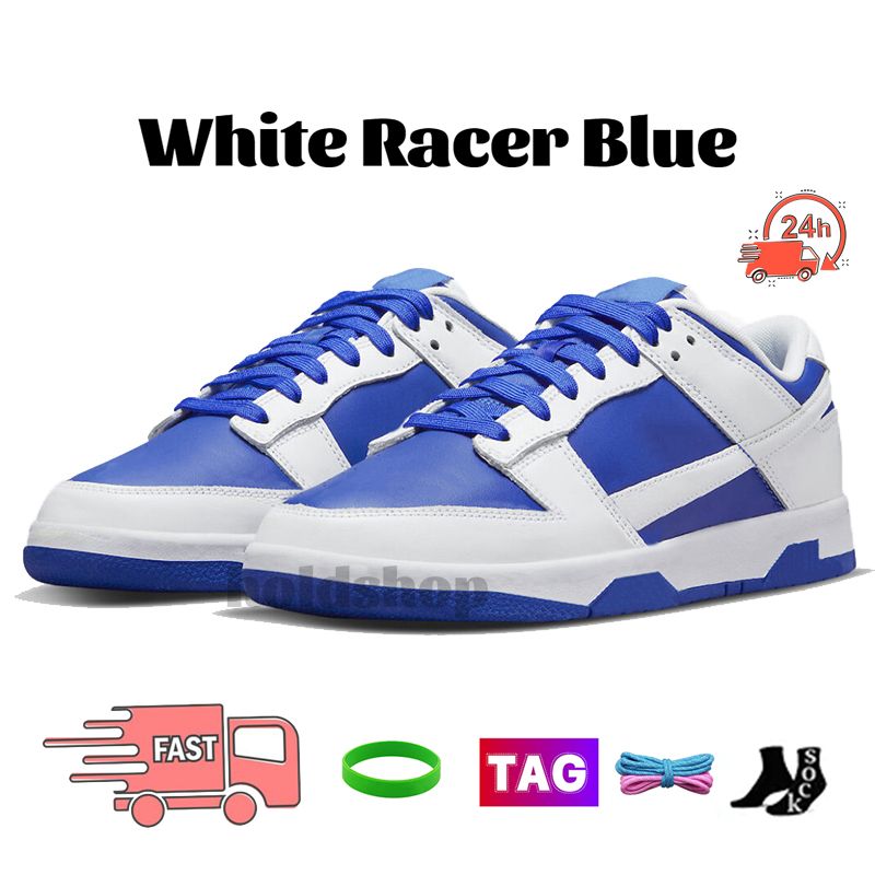 43 White Racer Blue