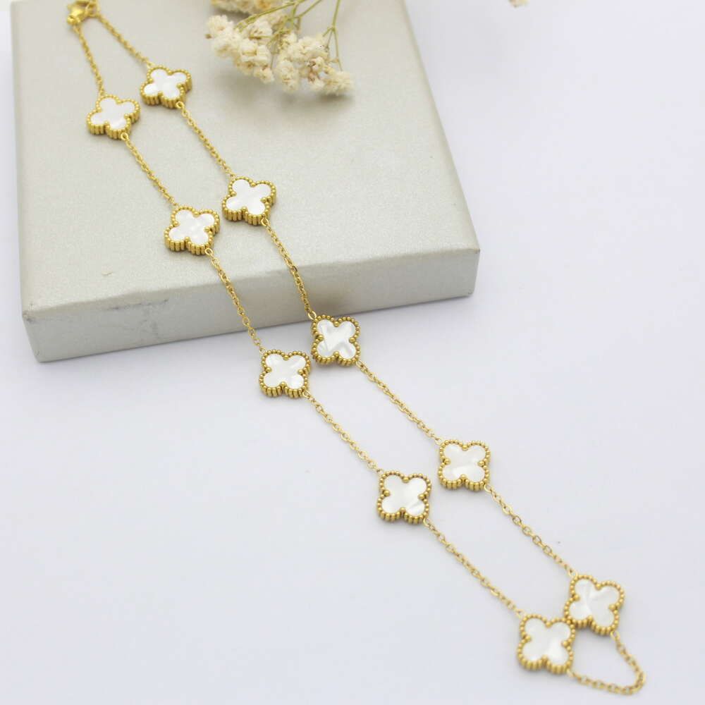 18k gouden witte schelp-18k