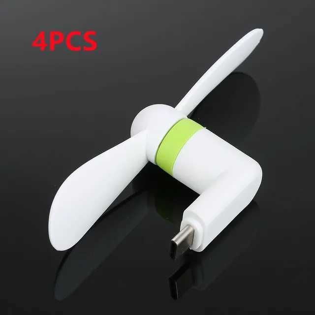 4pc Beyaz USB Fan