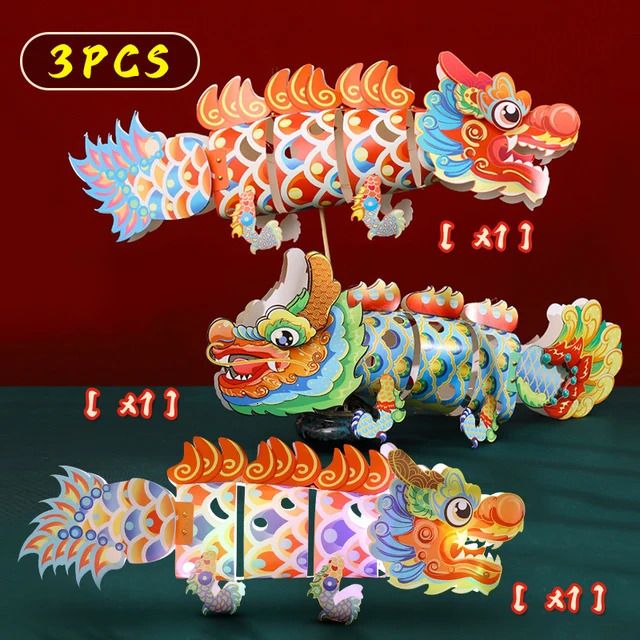 Lion Dance-3PCS