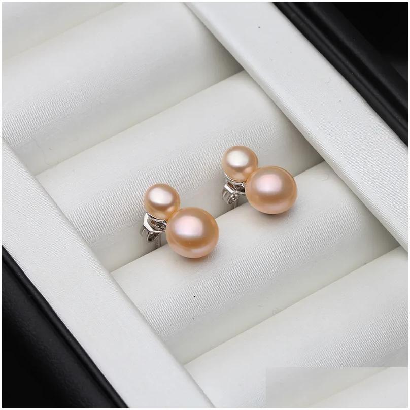 Pink Pearl Earring