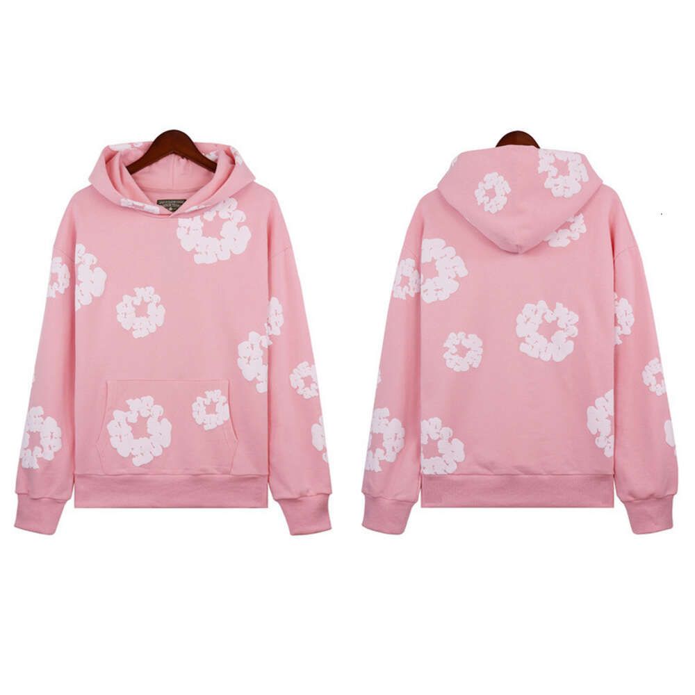 Sweat à capuche rose 5640