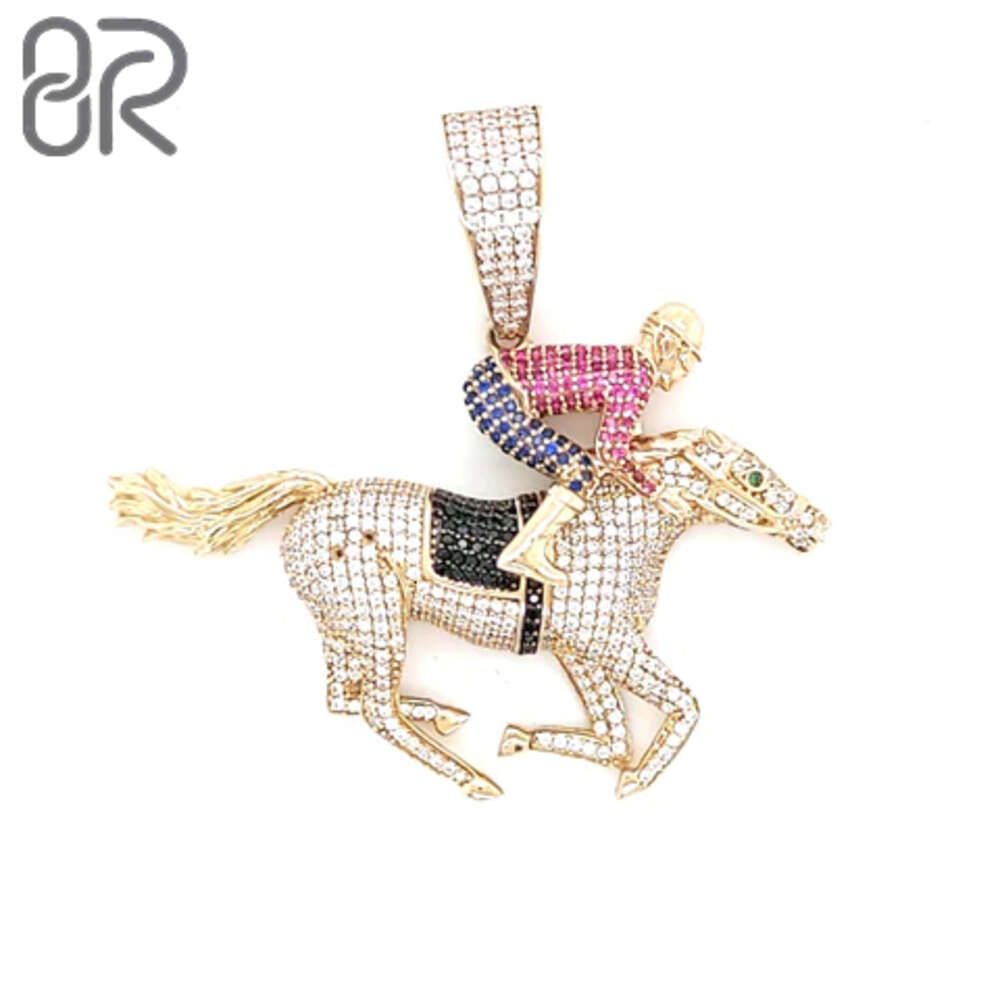 Pendentif cheval en or massif-1gramme (14 carats donc