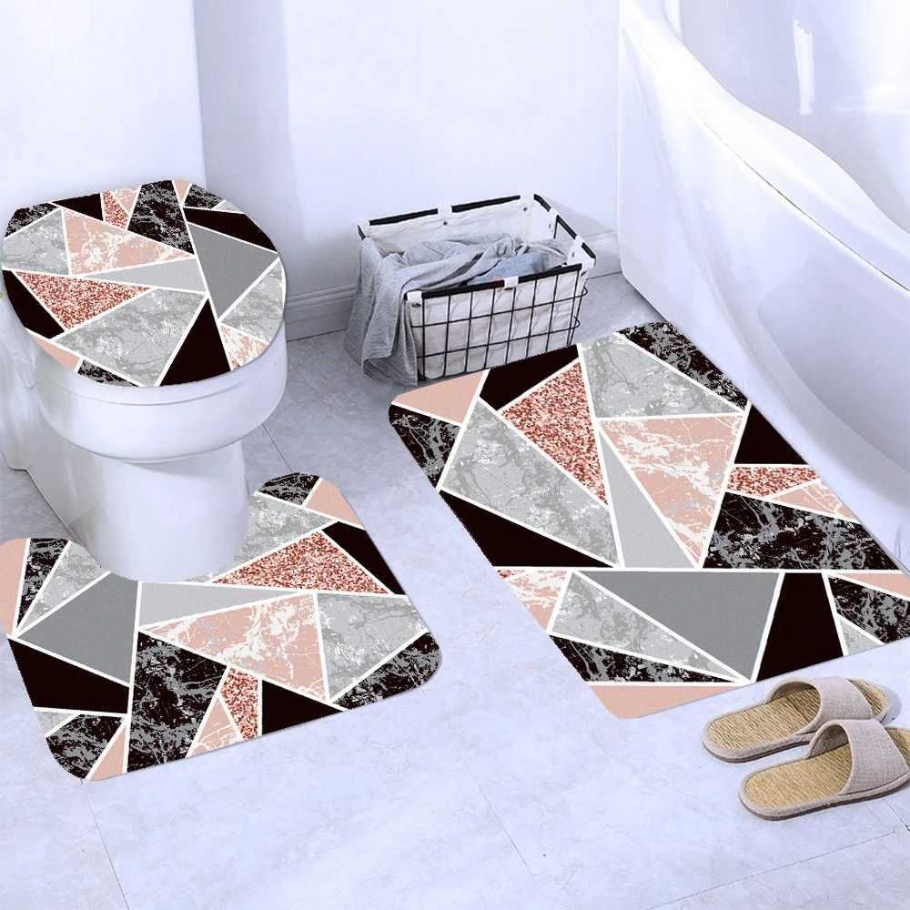 Dx3139-3pcs Bath Rug