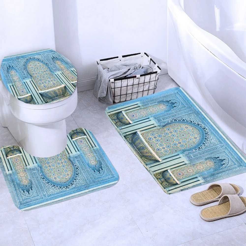 Dx1351-3pcs Bath Rug