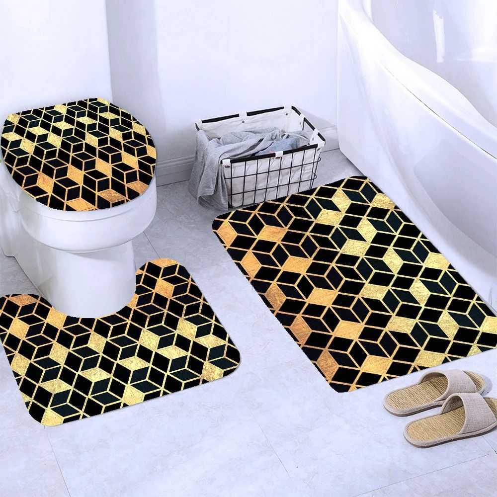 Dx2821-3pcs Bath Rug