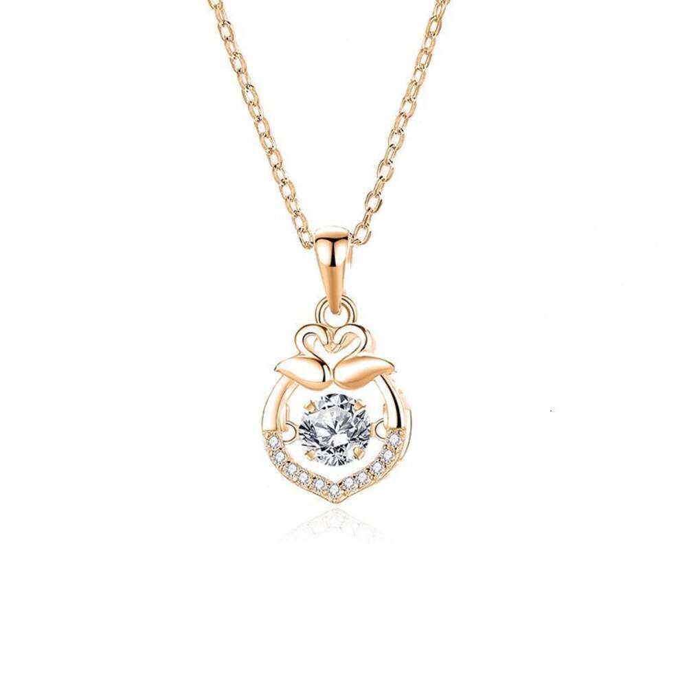 FDTD-022-White Zirconia Rose Gold Color