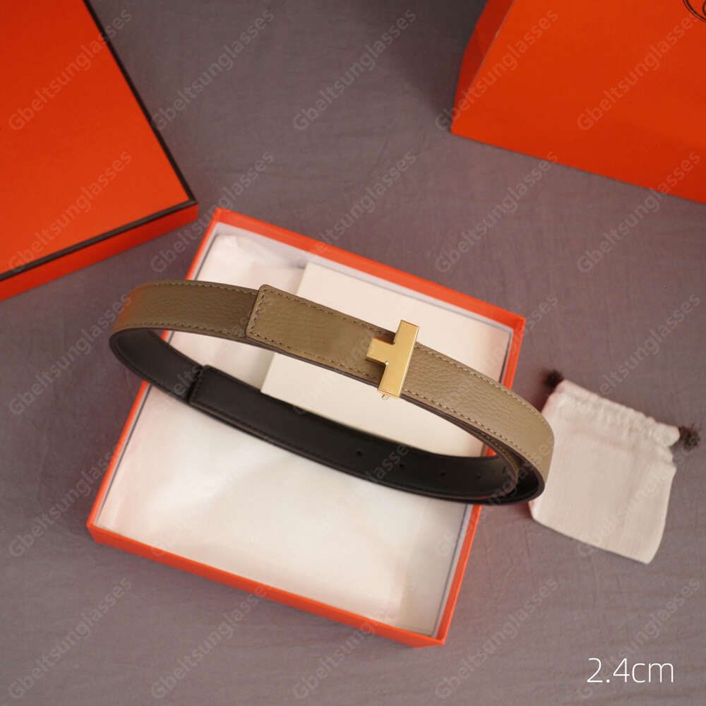 khaki_ gold buckle