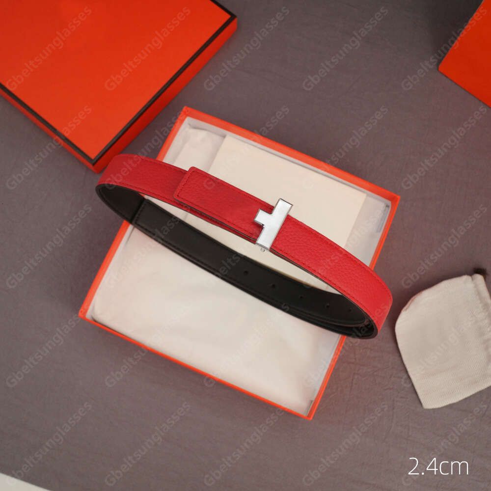 red_silver buckle