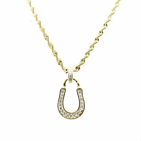 Metal Color:Gold Horseshoe