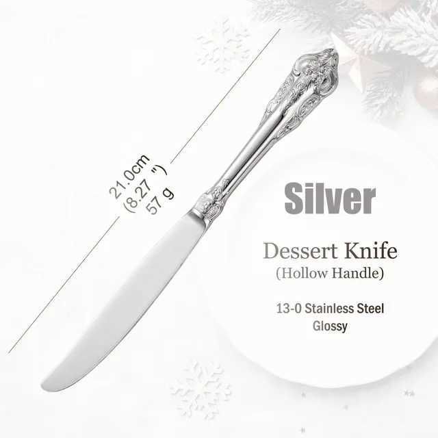 Dessert Knife-silver