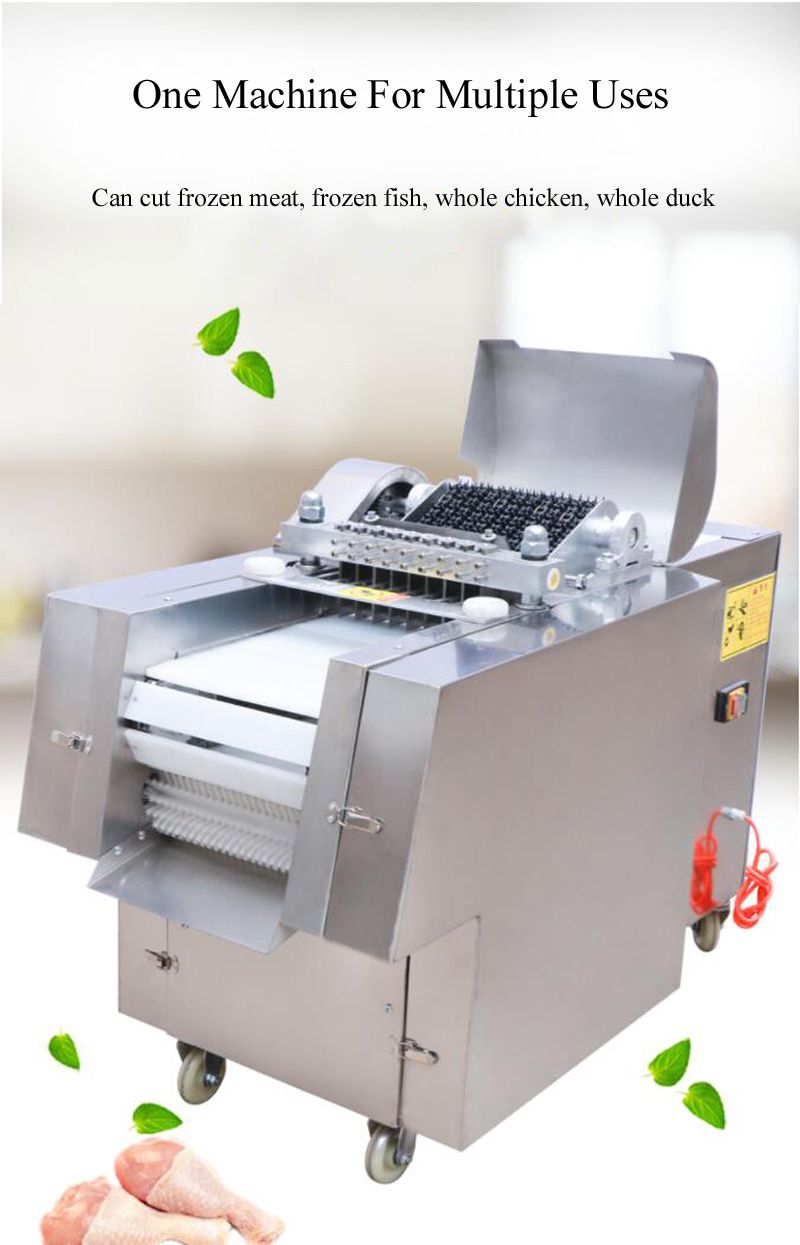 Description Picture 4 of itemFresh Meat Dicer Fully Automatic Meat Slicer Integrated Machine Electric Meat Cutter Machine Chicken Fillet Shredder