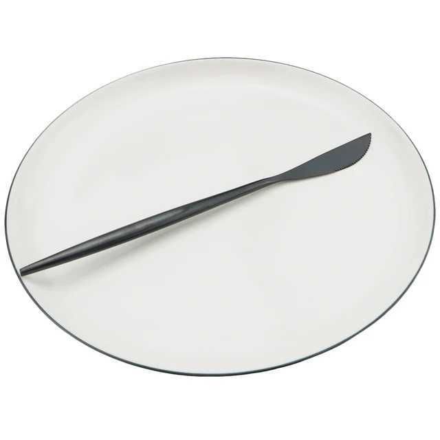 Black Dinner Knife